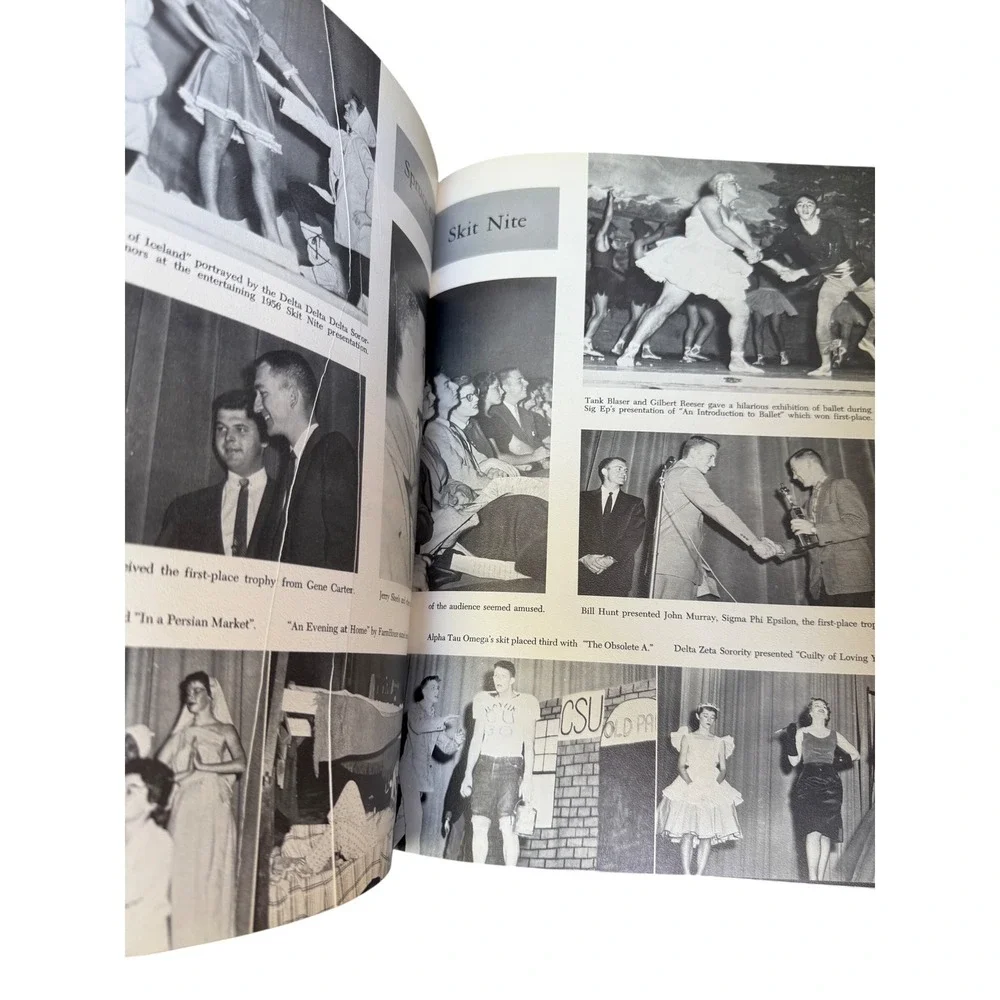 1957 Silver Spruce Yearbook‎ Colorado State University CSU Vintage Annual